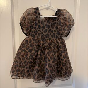 2T Pleiades leopard shortie dress